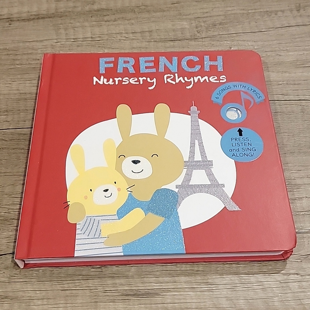 COPY - BRAND NEW INTERACTIVE FRENCH/ENGLISH NURSERY RHYMES BOOK SINGS A LONG IN…